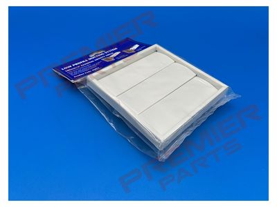 Round outlet with gravity flap - white