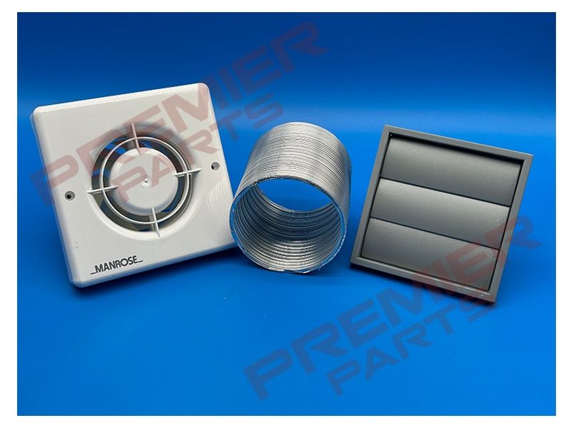 manrose axial fan - 4" wall fixing kit
