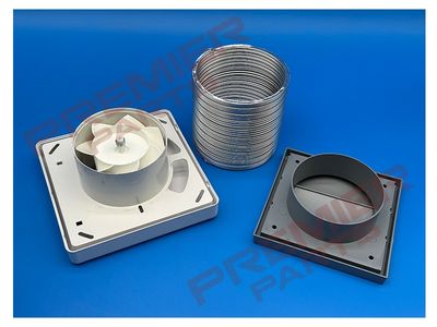 manrose axial fan - 4" wall fixing kit