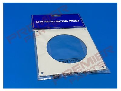 Round wall plate - white