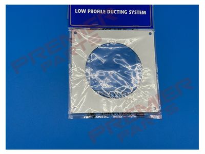 Round wall plate - white
