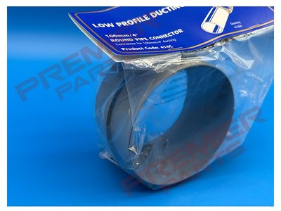 Vent hose 100mm connector - round