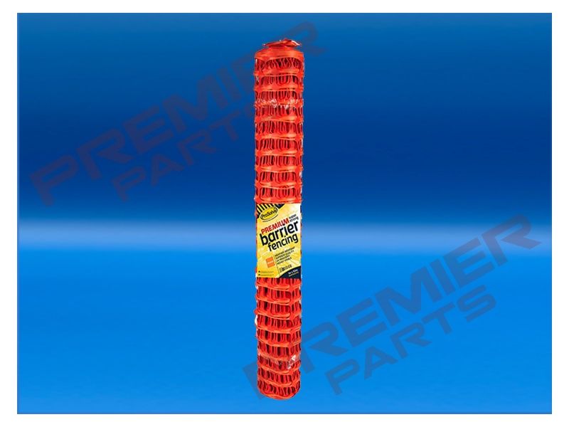 Premium Super Strong Barrier Fence 1m x 50m Orange, Colour: Orange