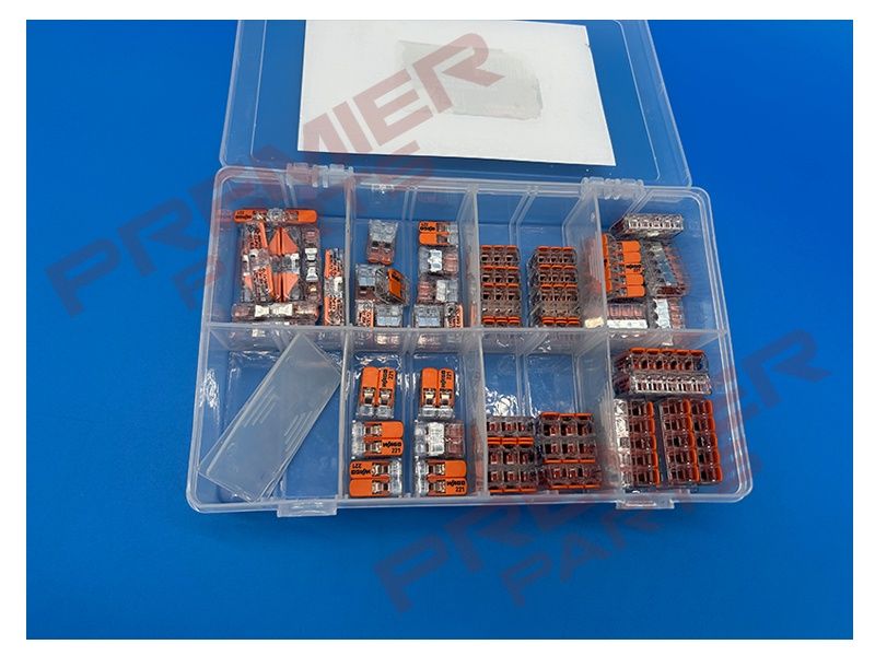 Wago 221 Series Micro Mixed Connector Kit 0.2-4MM 32A &amp;  0.5-6MM 41A 54pcs