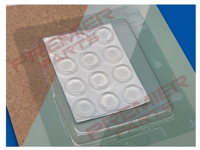 Self Adhesive Door Buffers (12 PK) - 10mm Diameter