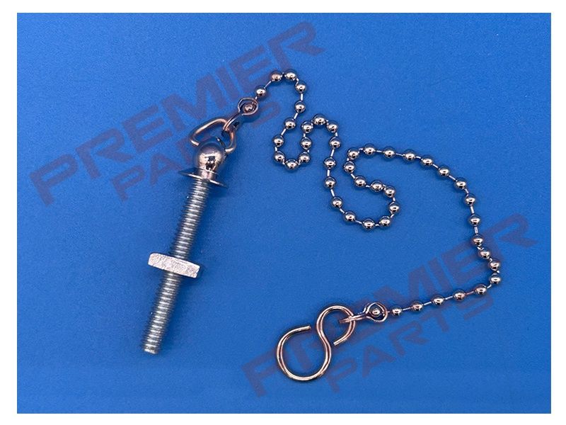 12" Basin Chain With Stay - Chrome