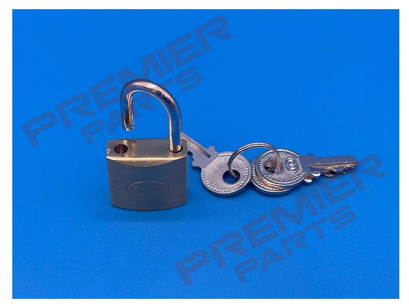 Brass 'Tri-Circle' Padlocks, 20mm