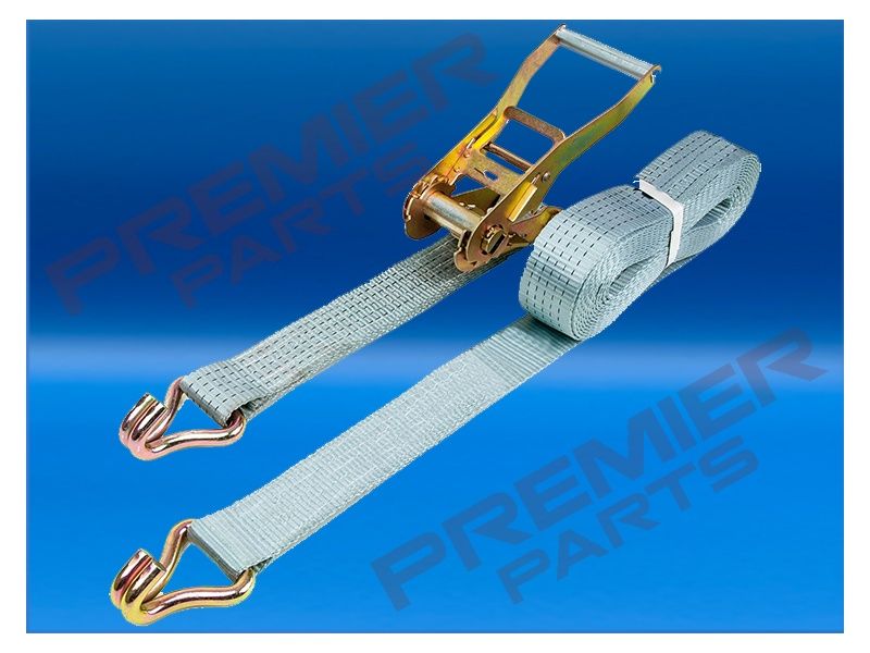 50MM 5000KG RATCHET TIE DOWN STRAPS 6, 8, 10M, Length: 6M