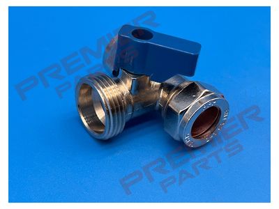 Washing Machine Valve - Tee 15mm x 3/4"