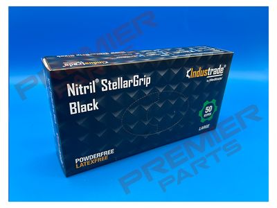 Black Diamond Grip Nitrile Gloves (50s) M,  L, XL