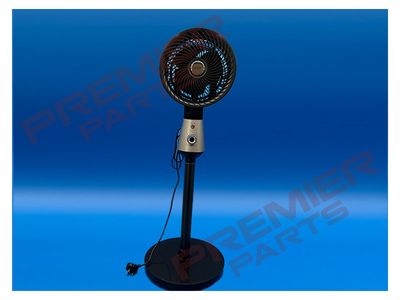 Baridi 10" Pedestal Fan with Manual Control 230V - Grey