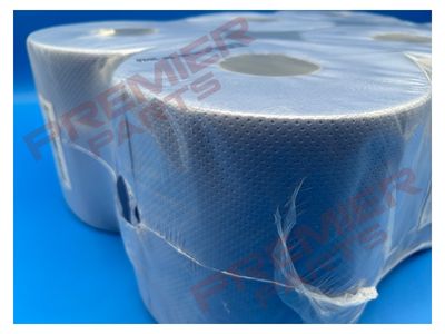 BLUE CENTREFEED ROLL EMBOSSED 100 Meter x 175mm Pack Of 6