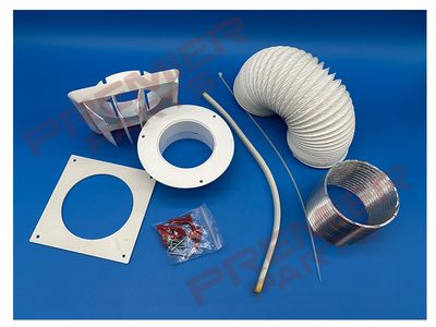 Universal Tumble Dryer Kit - 1.5m Hose - White