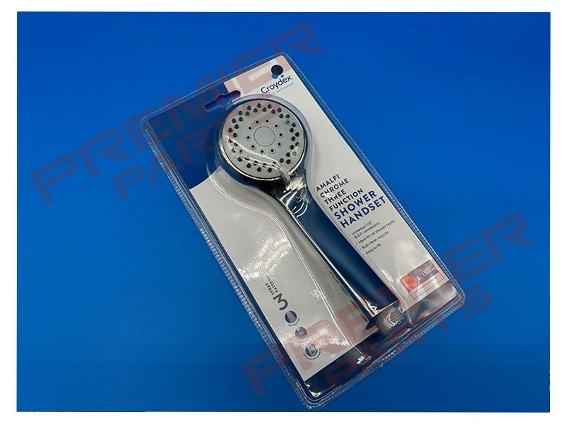 Shower Head - 3 Mode Spray - Chrome