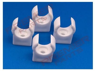 15mm Plastic Snap Fix Pipe Clips (Pack of 4)