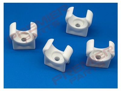 22mm Plastic Snap Fix Pipe Clips (Pack of 4)