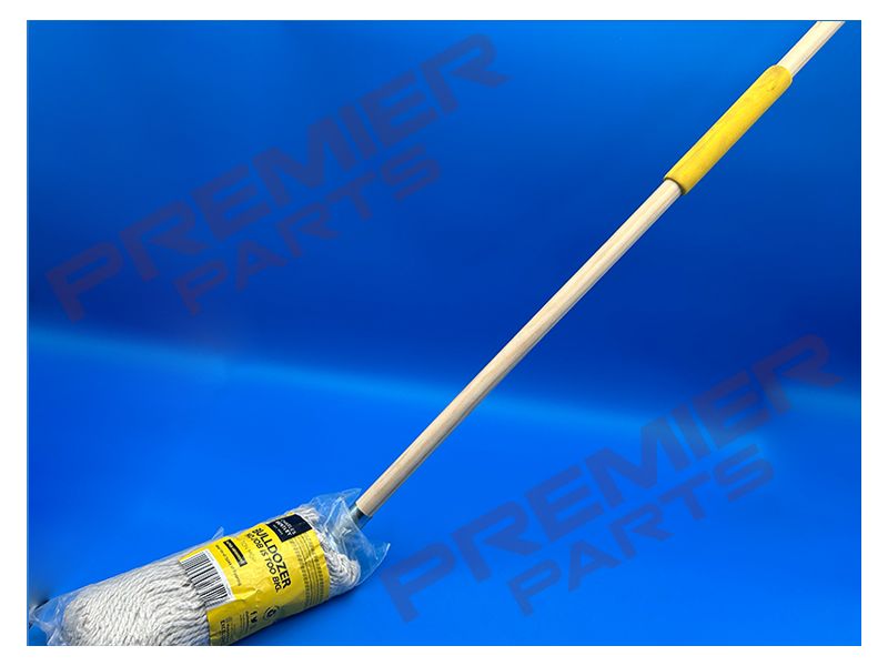 Cotton Mop and Soft Grip Wooden HandleCotton Mop and Soft Grip Wooden Handle