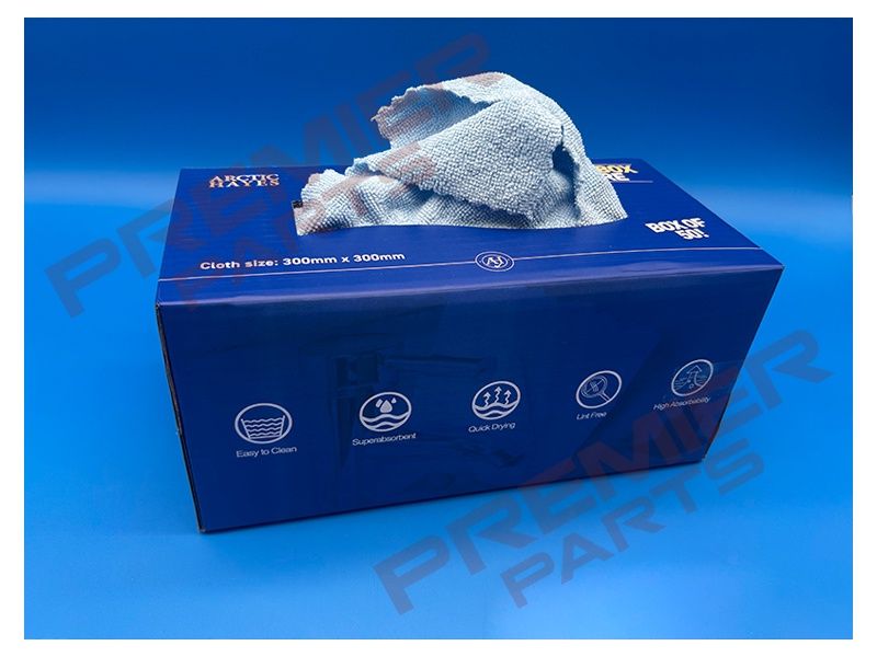 Microfibre Cloth Wipes - Box of 50