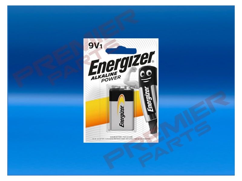 Energizer Battery Alkaline 9V 6LR61 MN1604 Pack of 1