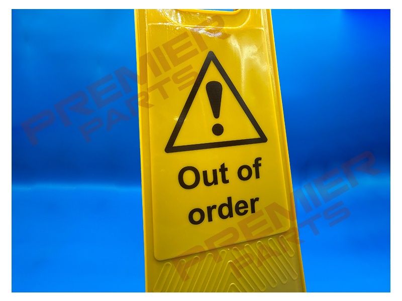 Heavy Duty A Board Sign 'Out Of Order' 620mm x 200mm