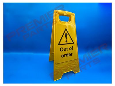 Heavy Duty A Board Sign 'Out Of Order' 620mm x 200mm