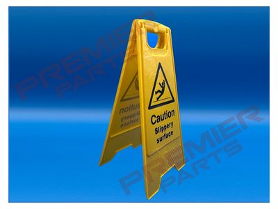 Heavy Duty A Board Sign 'Caution Slippery Surface' 620mm x 200mm
