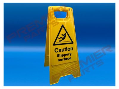 Heavy Duty A Board Sign 'Caution Slippery Surface' 620mm x 200mm