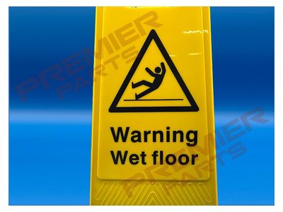 Heavy Duty A Board Sign 'Warning Wet Floor' 620mm x 200mm