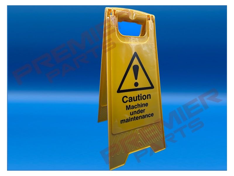 Heavy Duty A Board Sign 'Caution Machine Under Maintenance' 620mm x 200mm