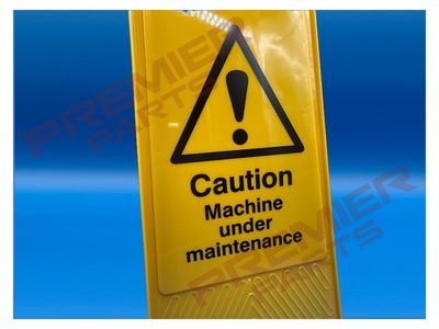 Heavy Duty A Board Sign 'Caution Machine Under Maintenance' 620mm x 200mm