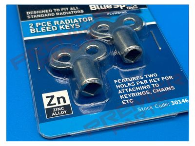 2 PCE Radiator Bleed Keys