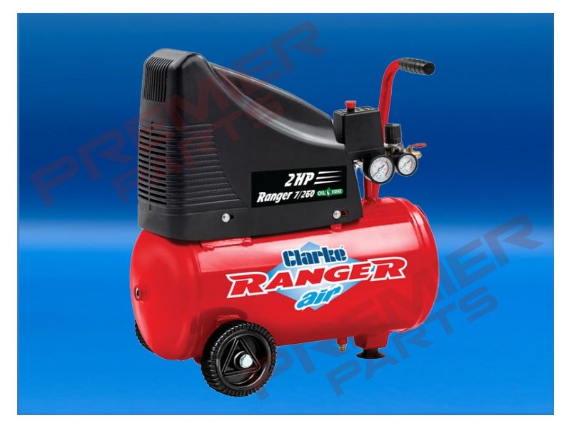Ranger 7/260 7.8cfm 24 Litre 2HP Air Compressor (230V)