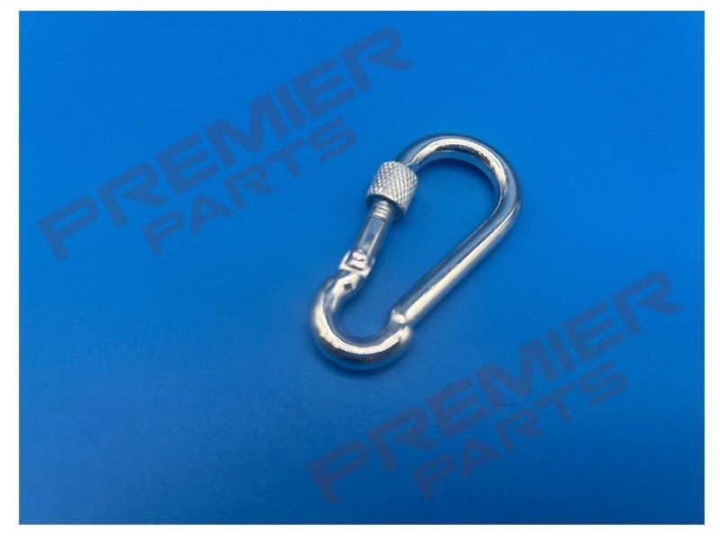 BZP Steel Carbine Snap Hooks with Screw Gate, Size: 5MM