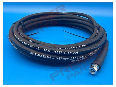 1/4" Female x 1/4" Female Thread 1-Wire Hose - 10M