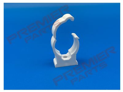 Fliptop Pipe Clip with Centre Fixing - 22mm, Plastic
