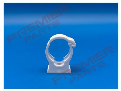 Fliptop Pipe Clip with Centre Fixing - 22mm, Plastic