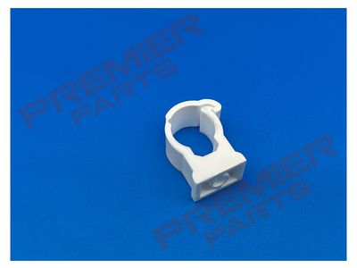 Fliptop Pipe Clip with Centre Fixing - 15mm, Plastic