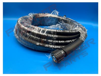 10M Black Pressure washer Hose M22 X 1.5 Female X M22 X 1.5 Female
