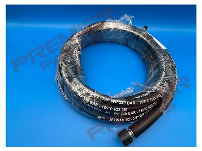 10M Black Pressure washer Hose M22 X 1.5 Female X M22 X 1.5 Female