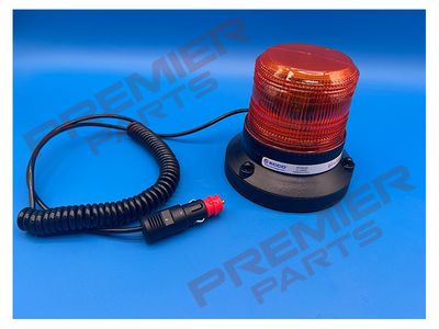 ECCO EB5013A LED SERIES BRONZE Magnetic 12/24v Amber LED Beacon PN:EB5013A