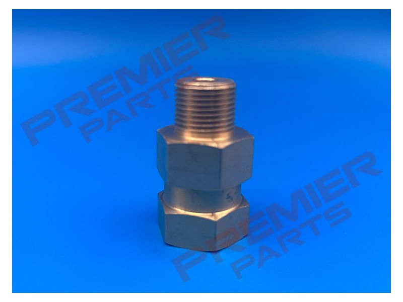 3/8" BSP Male/Female Brass Compact Swivel Coupler Standard