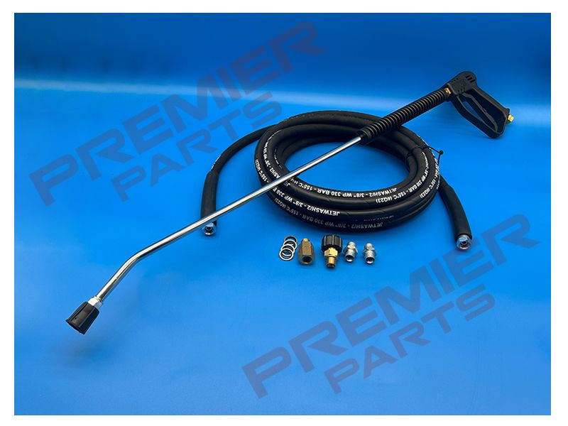 Pressure Washer Lance 15° &amp; Hose Kit 10M