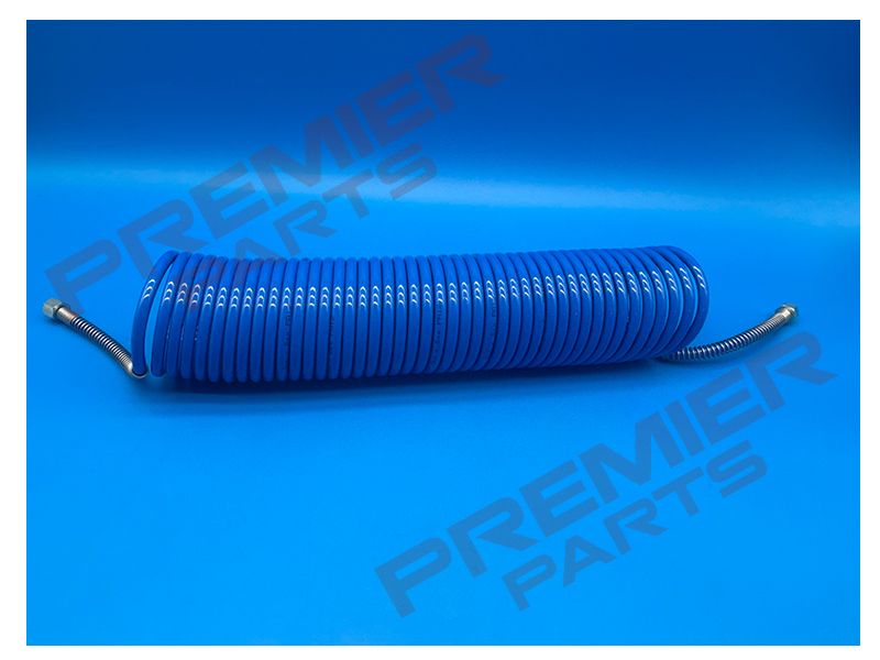 Coil Hose 9M With 1/4 Swivel Nuts (Cone Seats)
