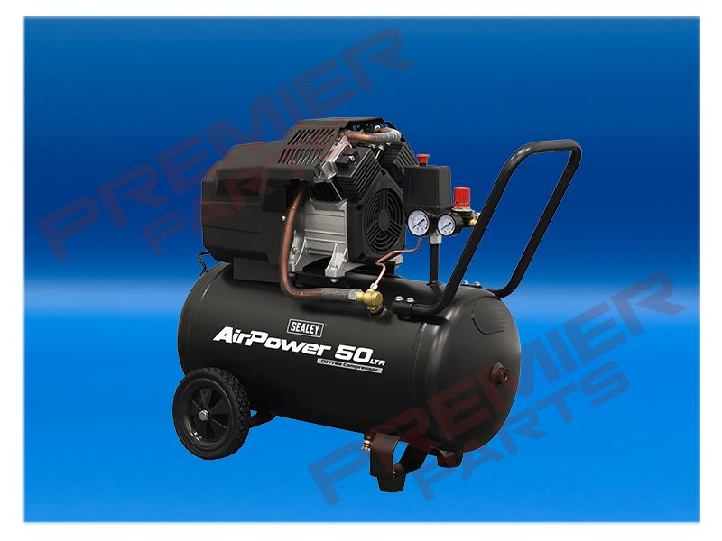 50L Oil Free V-Twin Direct Drive Air Compressor 3hp