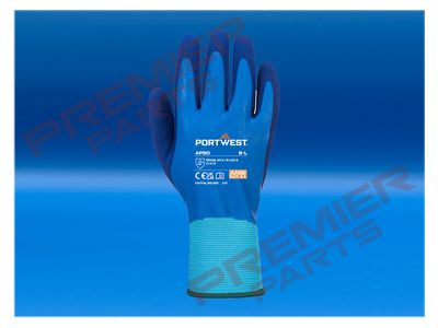 Grip 13 Latex Foam Aqua Glove Blue AP80