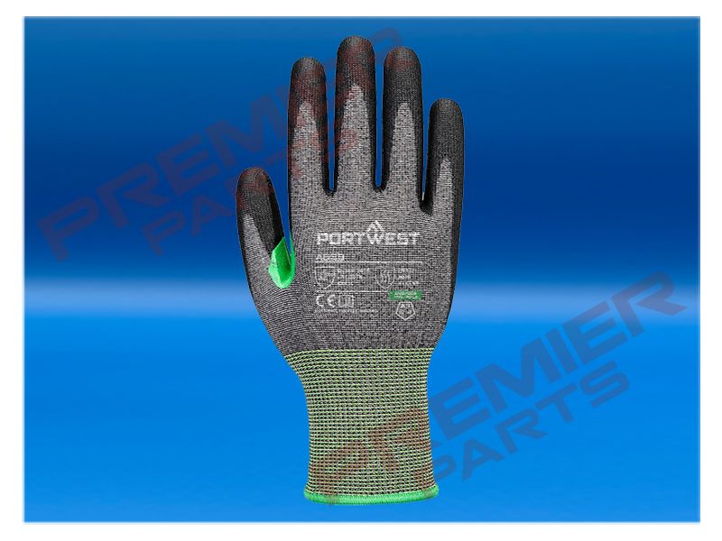 CS Cut C15 PU Glove Grey/Black A638, Size: Small