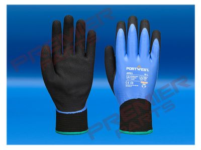Cold 13 Latex Aqua Glove Blue/Black AP01