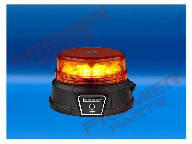 Rechargeable Battery Operated R65 Beacon - Orange