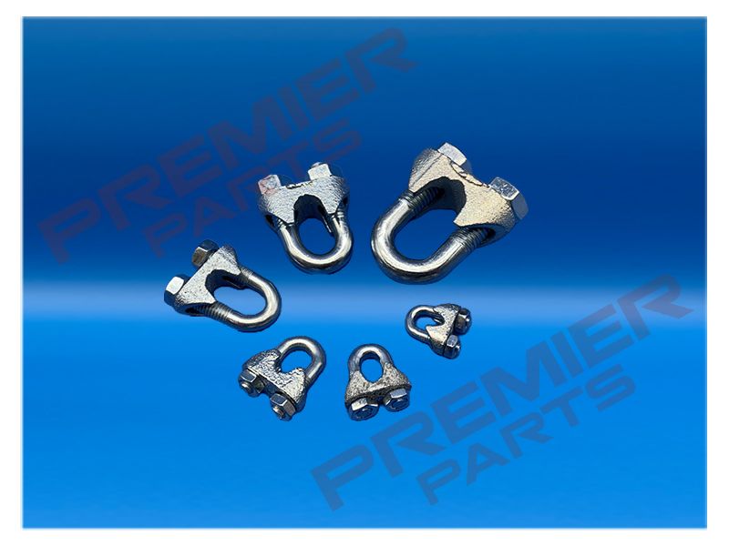 Wire Rope Grips For Sizes 2.5, 3, 4, 5, 6, 8, 10, 12MM