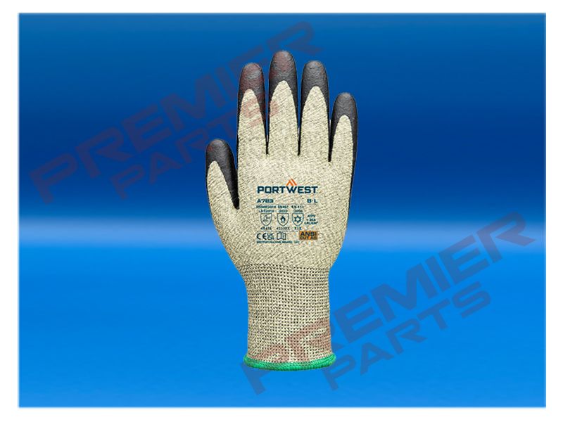 A783 - FR Arc Cut F13 Level 3 Glove Green/Black, Size: S - 7